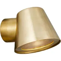 Nordlux Applique d'extérieur Aleria IP44, Variante : 115 x 107 mm, 35 W, laiton