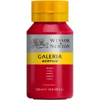 Winsor & Newton Galeria Peinture acrylique 500 ml Crimson 203