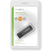 Nedis lecteur flash - 128 Go - USB Type-A - vitesse de lecture : 80 Mo/s - vitesse d'écriture : 10 Mo/s