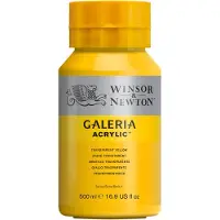 Taidepiste Galeria Peinture acrylique 500 ml Transparent Yellow 653