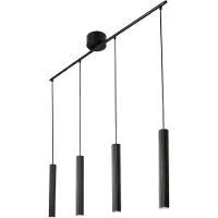 Nordlux Vico 4-Rail | Suspension | Noir