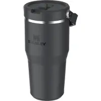 Stanley IceFlow Flip Straw Tumbler bouteille d’eau en acier inoxydable Black 2.0 1 pcs