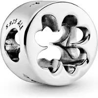 Pandora LUCK & COURAGE Charmonne Femme Trèfle à Quatre Feuilles