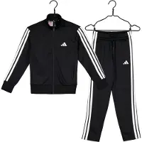 Adidas Essentials 3 Stripes Climacool Tracksuit Noir 13-14 Years Enfants