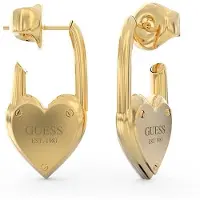 GUESS Jube04214 All You Need Is Love Earrings Doré Femme