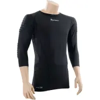 Precision Padded Baselayer Goalkeeper Long Sleeve Protective Jersey Noir XL