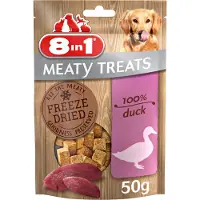8In1 2x50g Meaty Treats 2 x magret de canard - Friandises pour chien