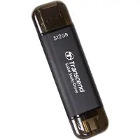 Transcend SSD portable ESD310C USB-C 512 Go (R1050/W950) Noir