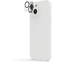 Hama Cam Protect (1 pcs, Apple iPhone 15, Apple iPhone 15 Plus), Téléphone portable : film de protection, Transparent