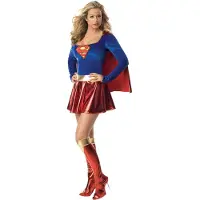 Generik Rubie's-déguisement officiel - Superman - Déguisement Costume Sexy Supergirl - Taille M- I-888239M