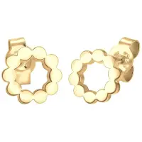 Elli Boucles d'oreilles 'Kreis' or