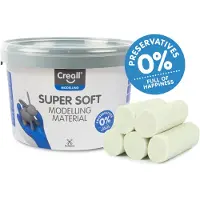 Creall Supersoft klei Wit, 1750gr.