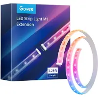 Govee h100e bande lumineuse led m1 extension 1m | extension de strip led | rgbic, compatible avec matter