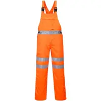 Portwest Cotte à bretelles Haute Visibilité GO/RT Orange M