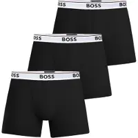 BOSS Boxers 'Power' gris clair / noir / blanc