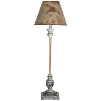 Clayre & Eef 5LMC0044 Lampe de table Ø 24x72 cm E27 max 60W fer bois
