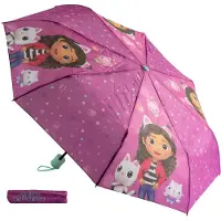 Undercover Filles, Parapluie, Regenschirm Gabby's Dollhouse, 94cm, Multicolore, Pink, Rose