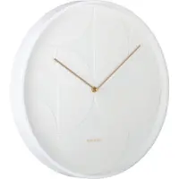 Karlsson Horloge murale Echelon Circular blanc - Ø 40cm