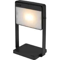 Nordlux Lampe solaire portable à LED Saulio IP44, Variante : 107 x 170 x 236 mm, solaire, 3,5 W, 200 lm, noir
