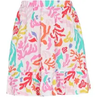 Swirly Jupe 'Young Fashion' turquoise / orange foncé / rose clair / blanc