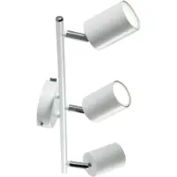 Nordlux Luminaire à LED Explore, Variante : Ø 55 x 480 mm, 3 x 7 W, GU10, blanc