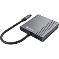 Sandberg Station d'accueil USB-C 2xHDMI+USB+PD