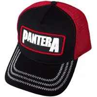 Pantera B&W Patch Mesh Back Cap, Noir