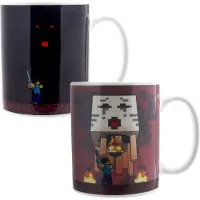 Paladone Mug Gaming de Minecraft - Minecraft - Mug Thermo-Réactif - pour Unisexe - multicolore - Taille Standard