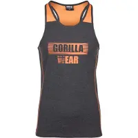 Gorilla wear T-Shirt 'Wallace' gris foncé / orange