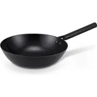 Brabantia Wok Patron 28 cm, Poêle + casserole, Noir