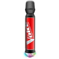 IDance Wireless Microphone With Light And Karaoke The Voice Rouge M Enfants