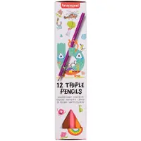Bruynzeel Dreifach-Buntstifte-Set 12 (12x)