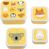 A Little Lovely Company Kit de Boîtes à Repas - 4 pièces - Anima - - UneTaille - Boîte à Repas