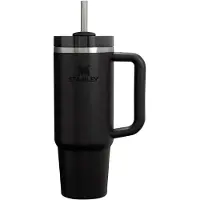 Stanley Quencher H2.O FlowState Tumbler gobelet en acier inoxydable avec paille medium Black 2.0 1 pcs