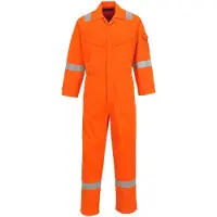 Portwest Combinaison de travail ignifugée "AF73" Araflame Argent - Orange 52