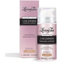 Loving Tan 2 HR Express lait solaire hydratant teinte Medium 100 ml