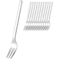 Esmeyer Lot de 12 fourchettes à gâteaux BETTINA en acier inoxydable 18/10, poli. Épaisseur du matériau 2.2mm , 250-093