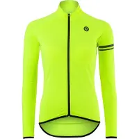 Agu Maillot de Cyclisme AGU Women Thermo LS Essential Fluo Yellow-XL