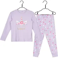 Name it Pyjama or / violet pastel / violet foncé / blanc cassé