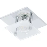 Eglo Lampe de plafond ARBORIO moderne chrome blanc