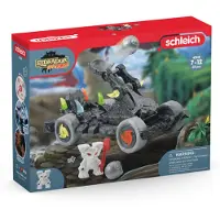 Schleich Eldrador Catapult With Mini Creature Doll Noir,Argenté