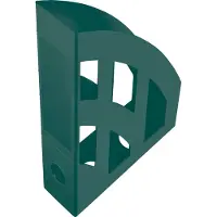 Helit Porte-revues A4-C4 H320xB78xT248 mm cu.vert HELIT (Par 4)