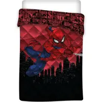 Spiderman couverture 140x200 cm, 100% polyester couverture de lit pour la chambre d'enfant