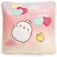 Nici Molang Cushion 30x30 Cm Rose Enfants