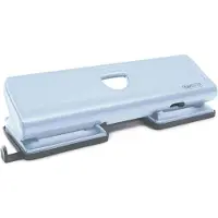 Rapesco Perforateur 4 trous 720, capacité de perforation : 20 feuilles, bleu clair