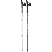 Guidetti - Bâtons de trail pliables - Silver Néo en Aluminium - Taille 115 cm - Rouge