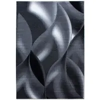 Ayyildiz Hali Ayyildiz | Tapis Moderne - 240 cm x 340 cm - Gris et Noir - Design Géométrique - Antidérapant