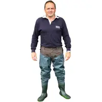 Shakespeare Sigma Nylon Hip Wader Boots Gris EU 45 Homme