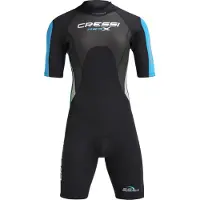 Cressi Medx 2.5 Mm Woman Short Sleeve Shorty Noir S Femme