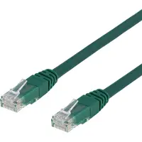 Deltaco U/UTP Cat6 patchcable 5m, grön